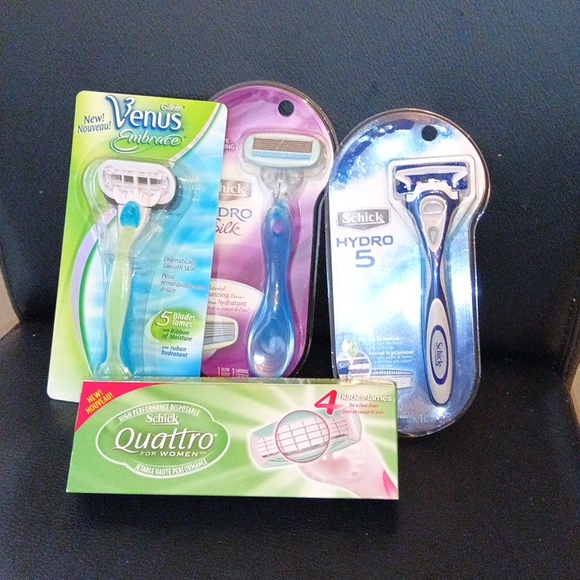 NWT Lot Of 4 Gillette Venus & Schick Hydro Razors for Women - Picture 10 of 10
